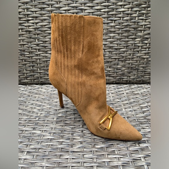 Veronica Beard Suede Booties in Camel - Size 8 - - Picture 6 of 8
